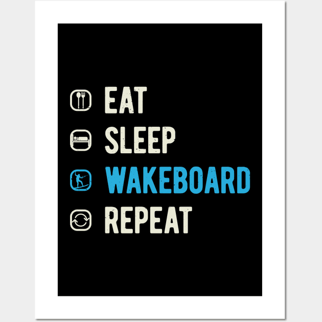 Wakeboard Wakeboarding Wall Art by Crea8Expressions